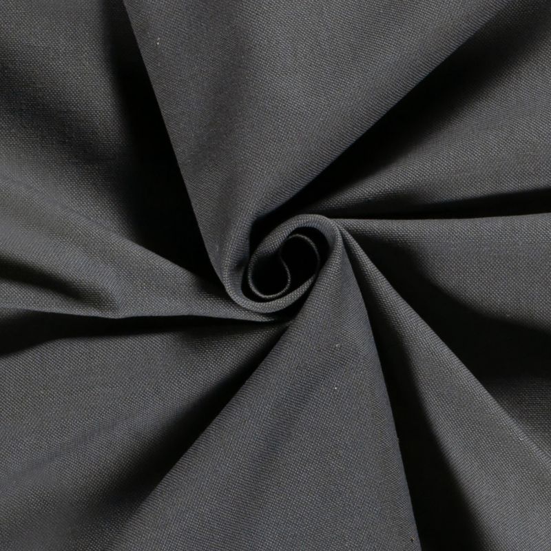 Canvas|linnenlook staalblauw