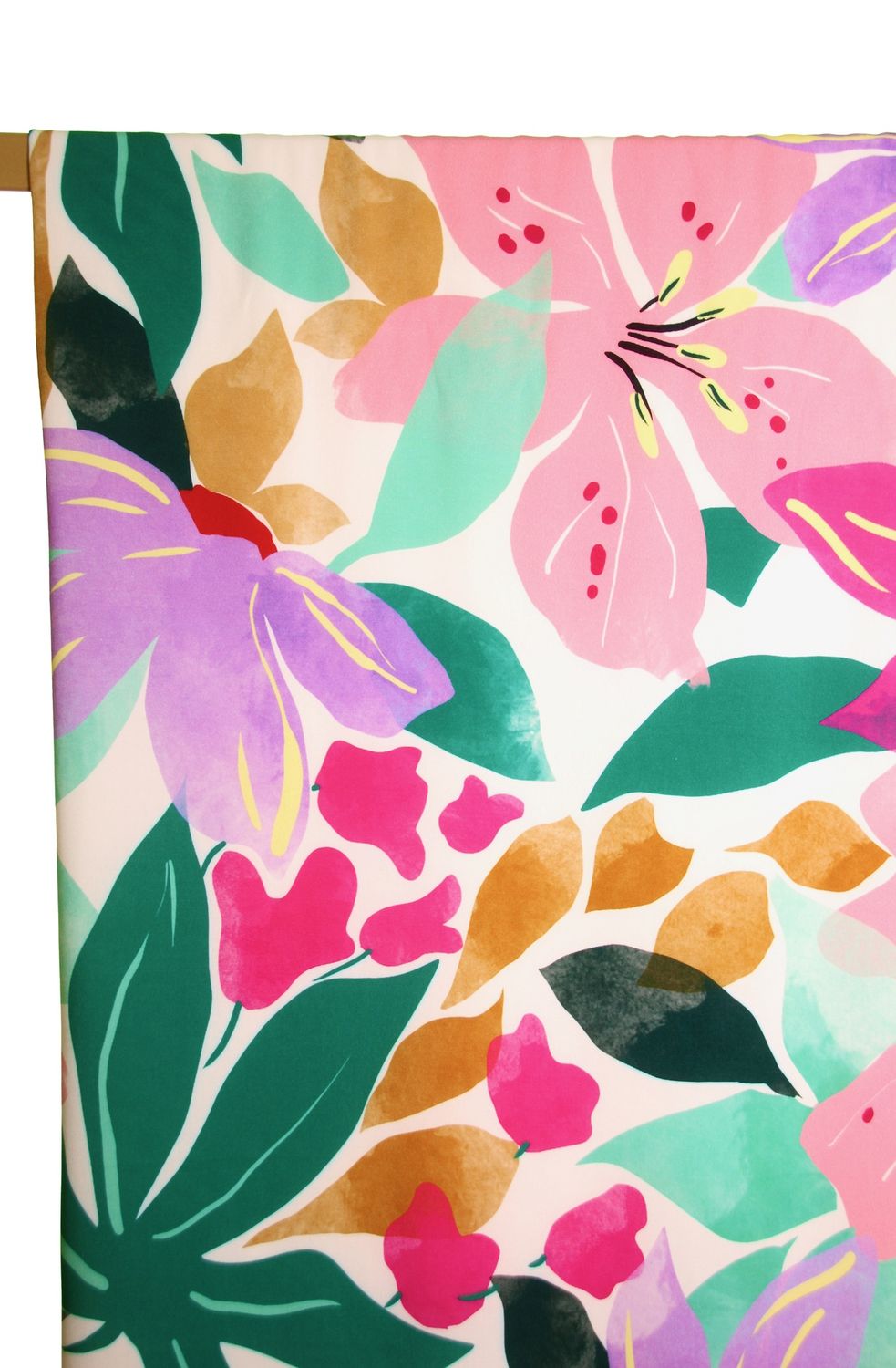Colour splash viscose