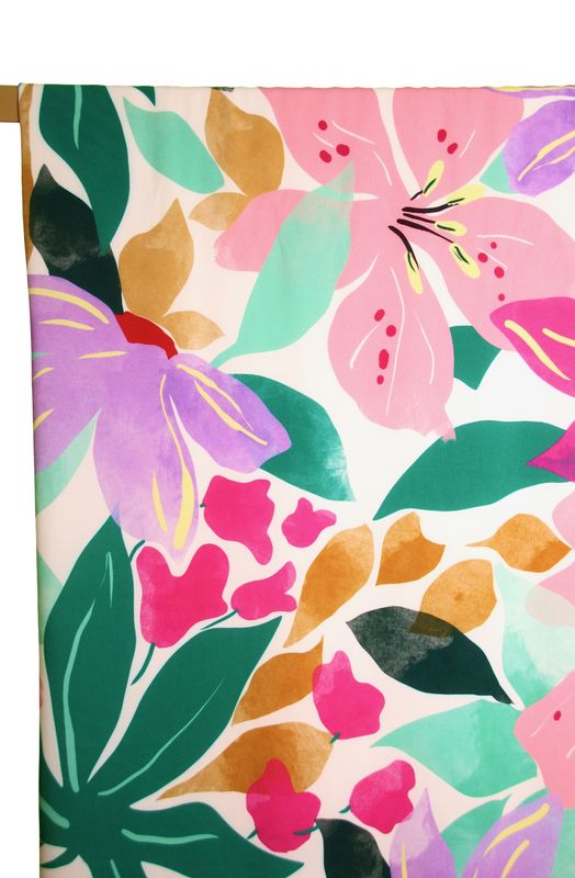 Colour splash viscose