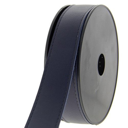 Tassenband simili 30 mm donker blauw