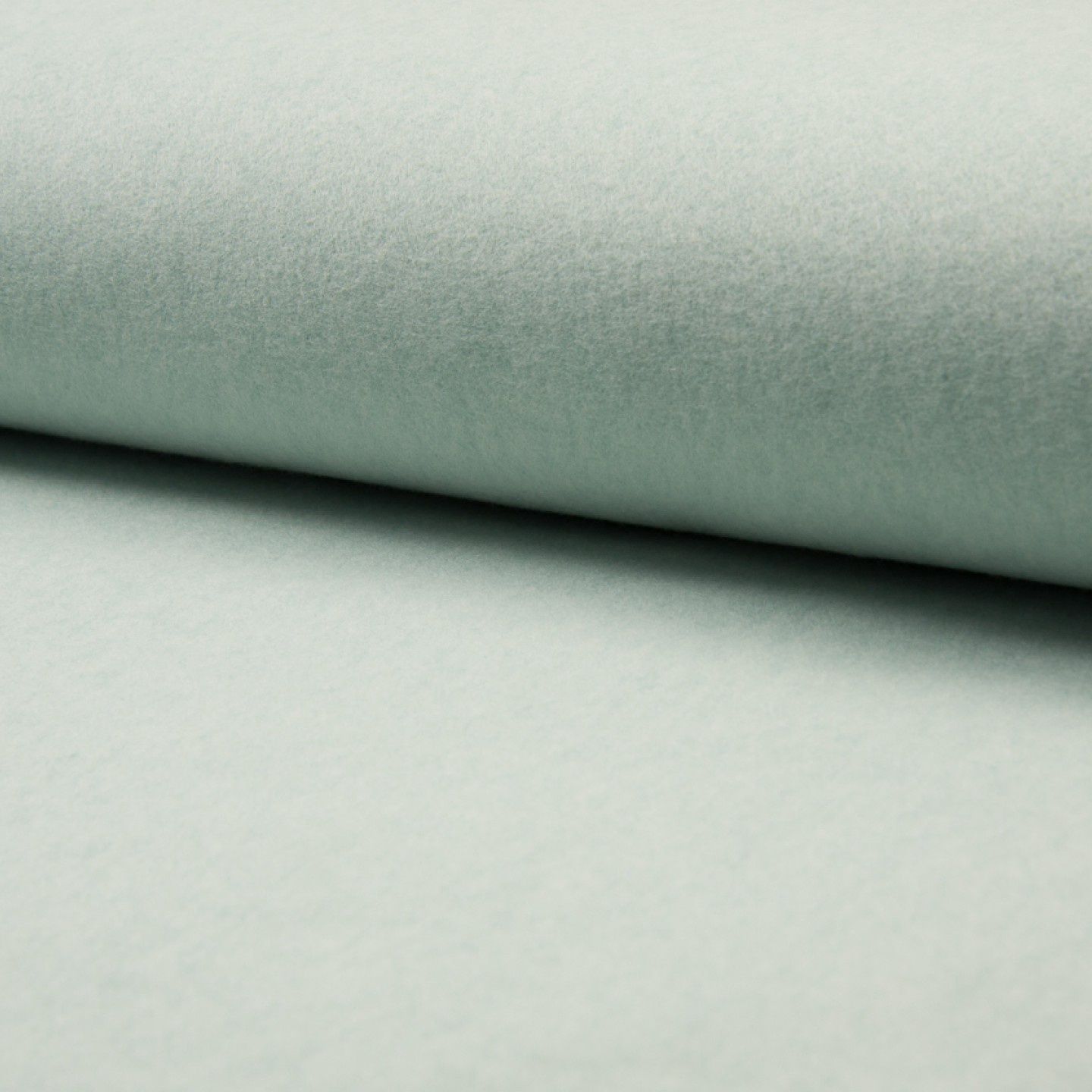 Fleece organic cotton mint melange