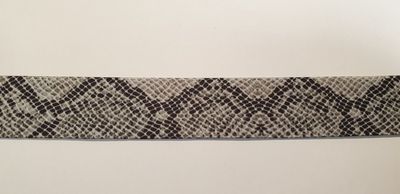 Elastiek slangenprint 40mm