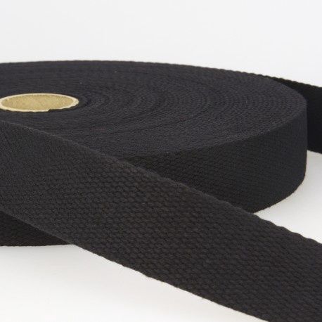 Tassenband 25 mm zwart 2