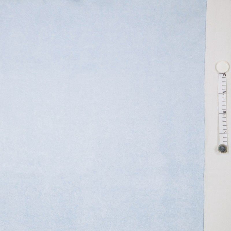 Badstof katoen bamboo/flanel licht blauw