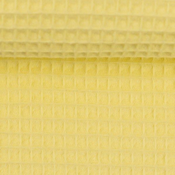 Wafel badstof Nelson geel