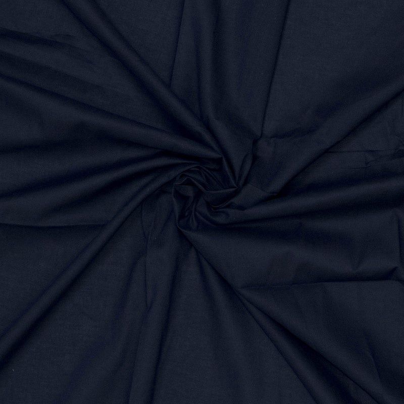 Batist katoen donkerblauw