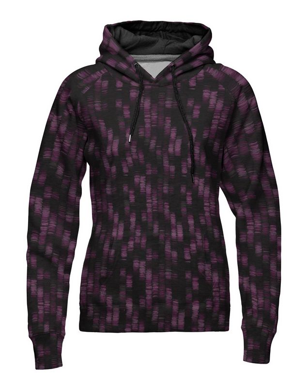 Sweater streep zwart lila