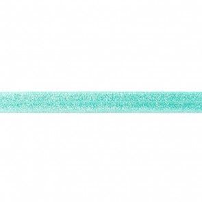 Biaislint elastisch glitter mint
