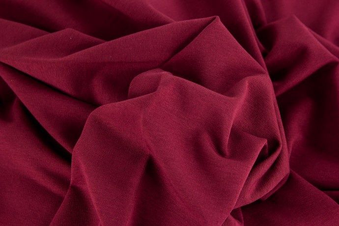 French terry Maike bordeaux