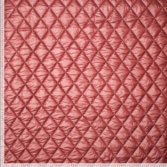 Quilted double face donker rood
