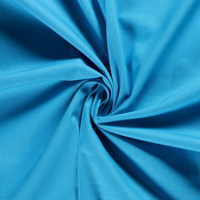 Canvas uni licht blauw