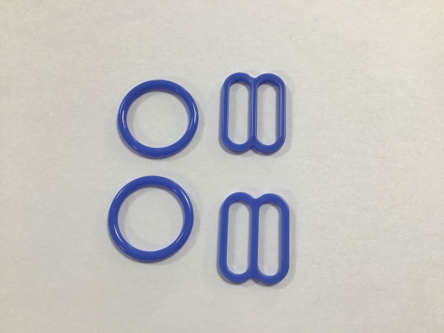 Bikini schuifjes 17 mm  lavendel blauw
