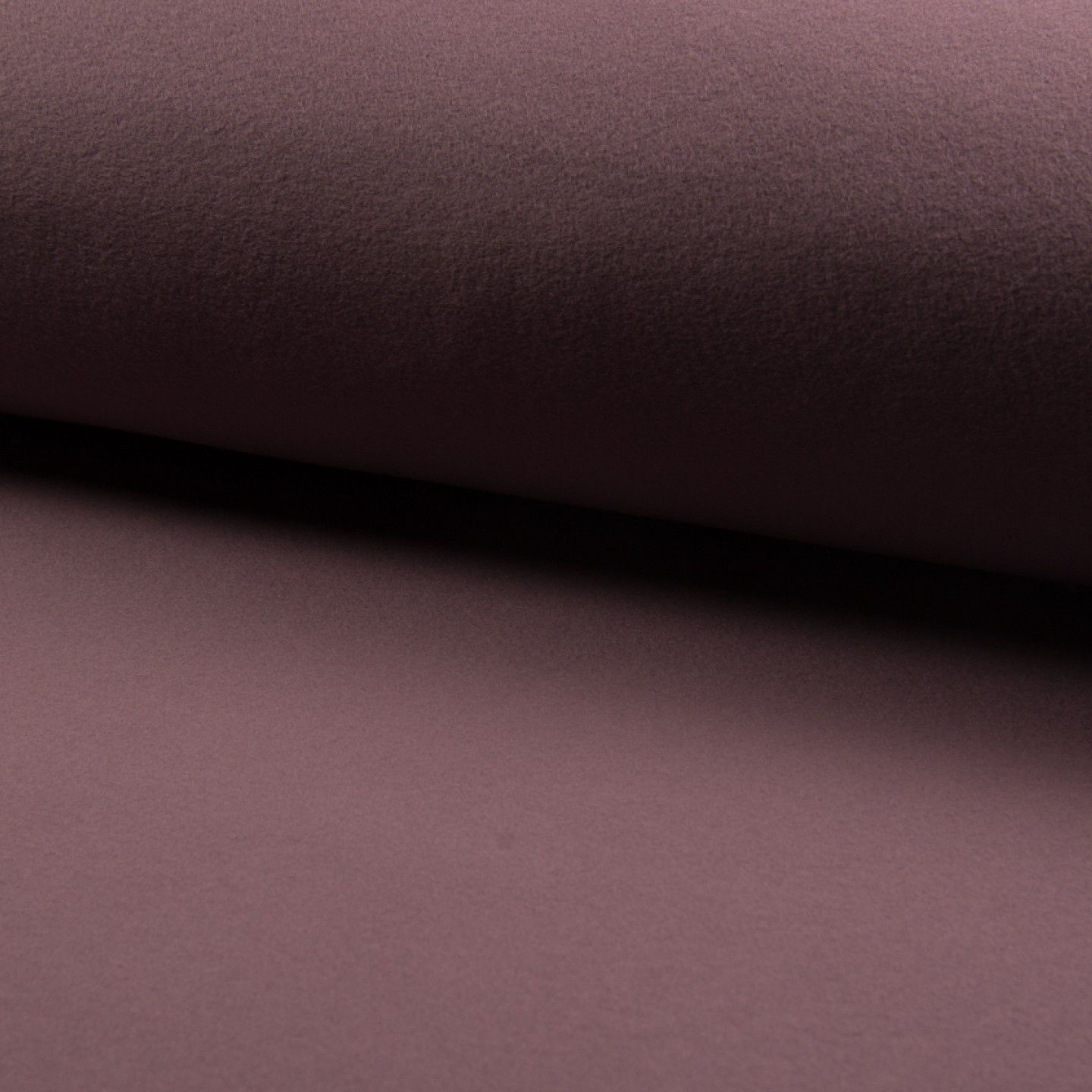 Fleece organic cotton mauve