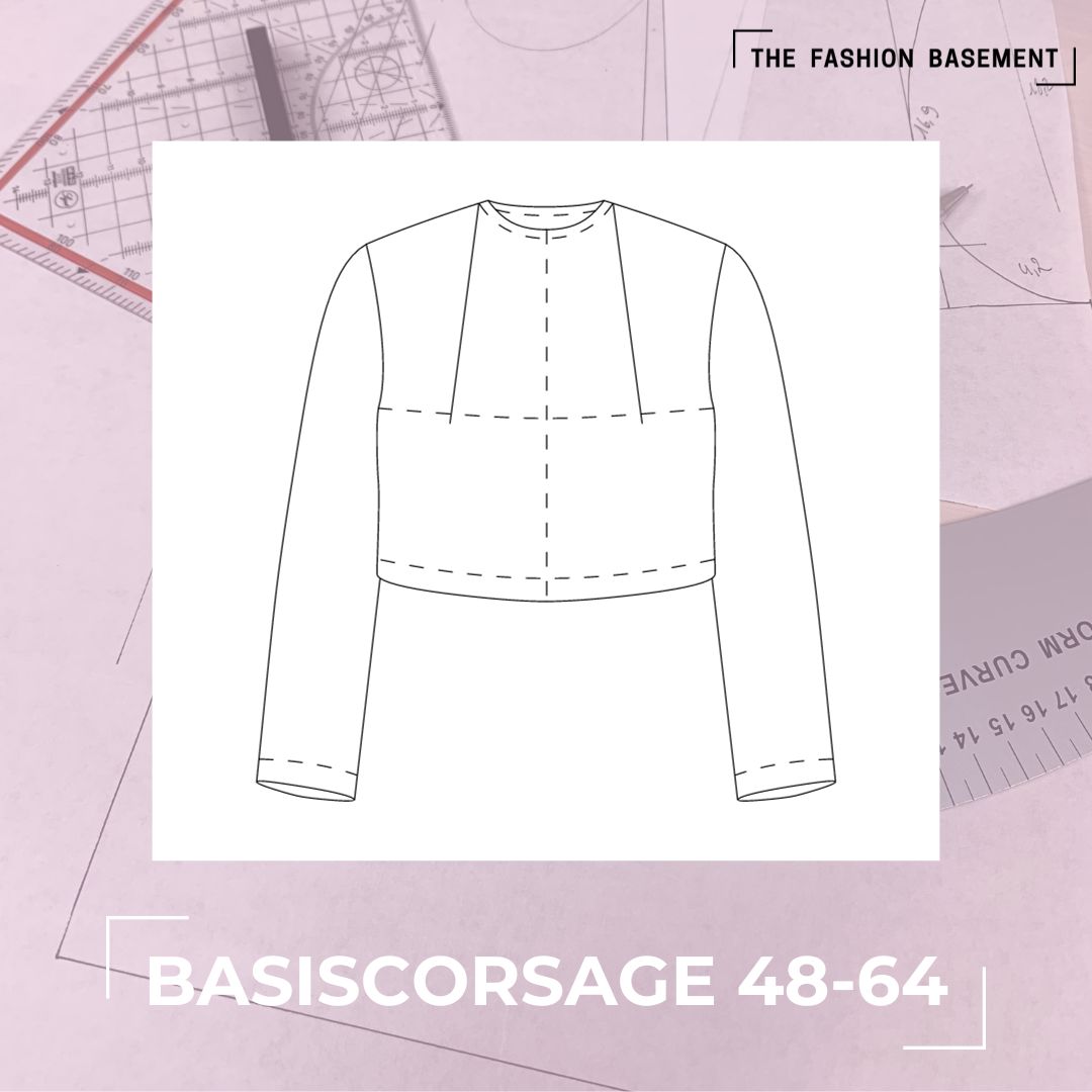 Basispatroon  corsage 48-64