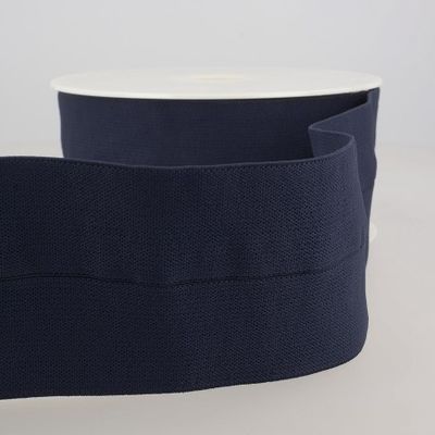 Omvouwelastiek 60 mm donkerblauw