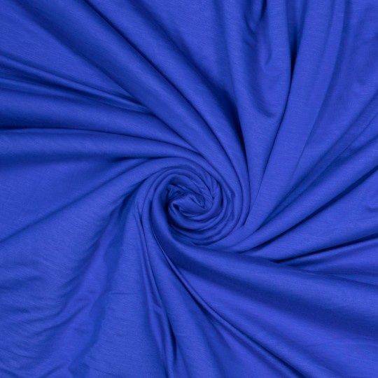 Bamboo tricot royal blauw