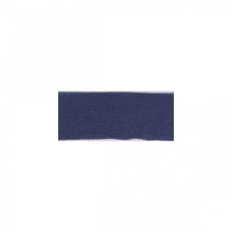 Lingerie elastiek omvouw donker blauw