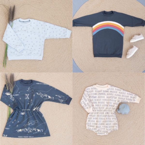 Teddy sweater, jurk en playsuit