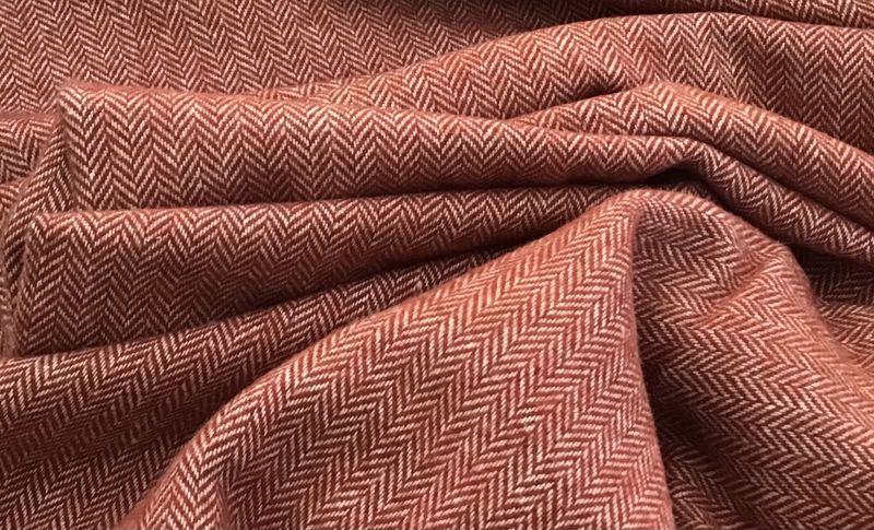 Tweed donker rood