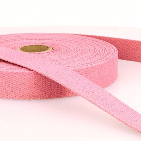 Tassenband 30 mm donker roze