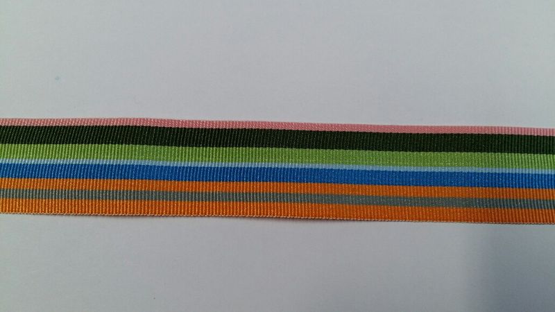 Ripsband multi streep