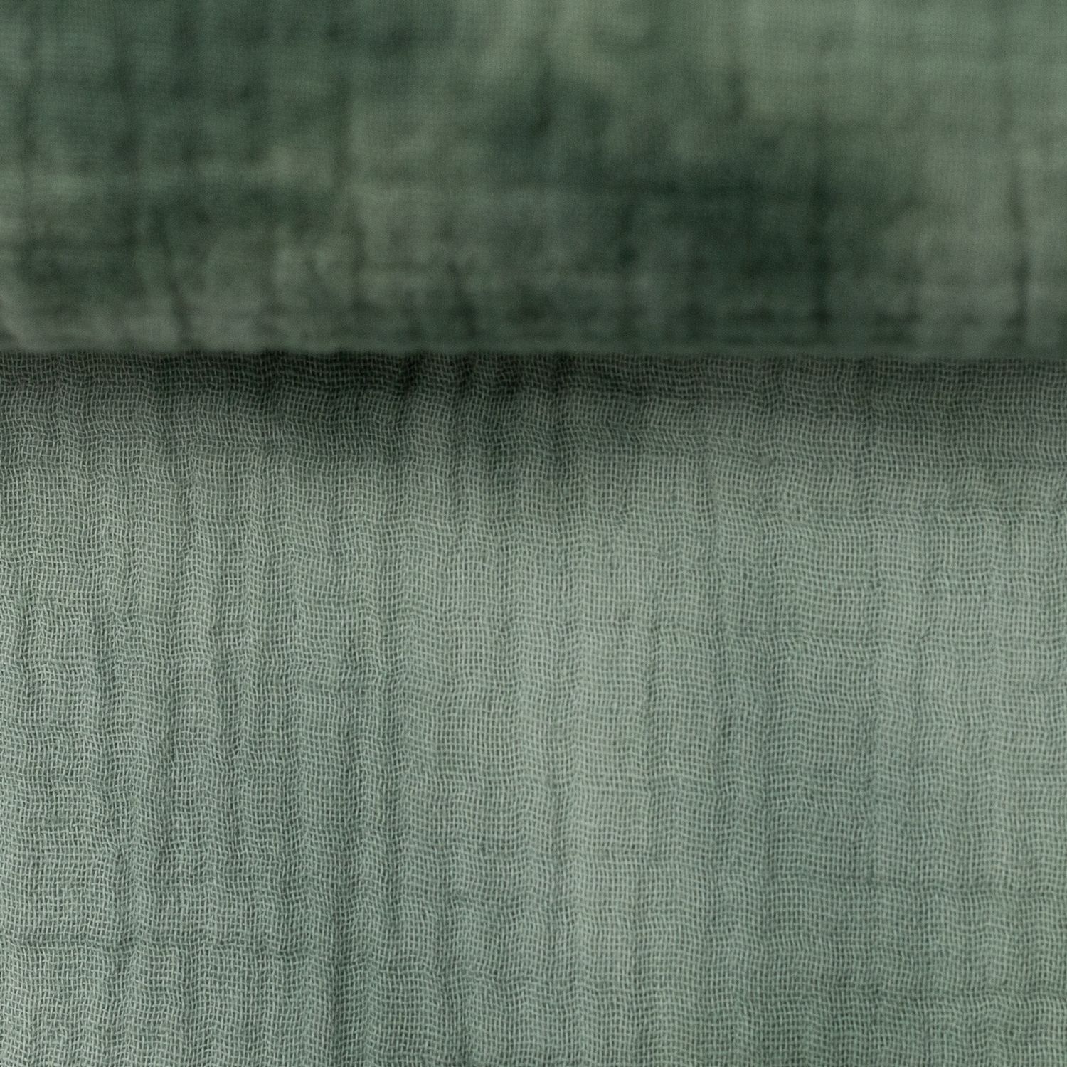Double gauze batik groen