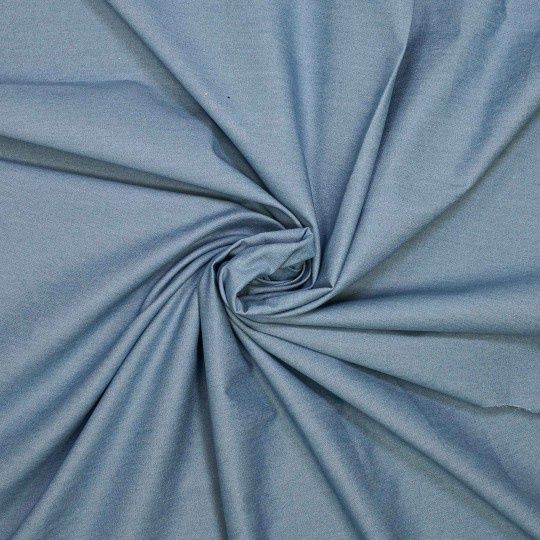 Washed gabardine denim light  indigo