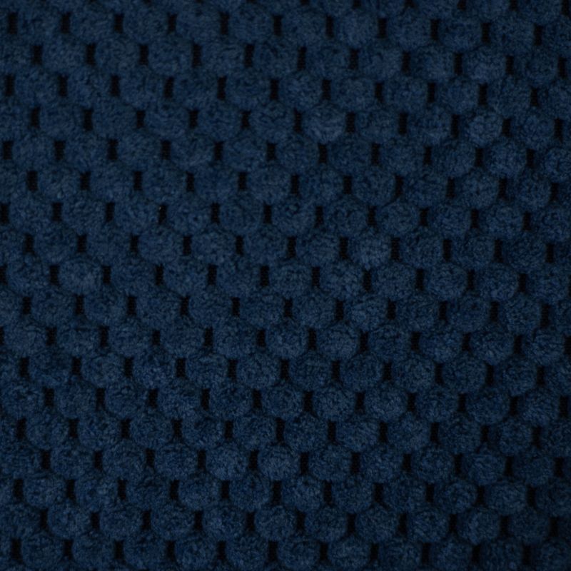 Parma fluweel nopjes blauw