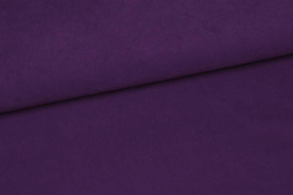 Zeer fijne twill rib purple