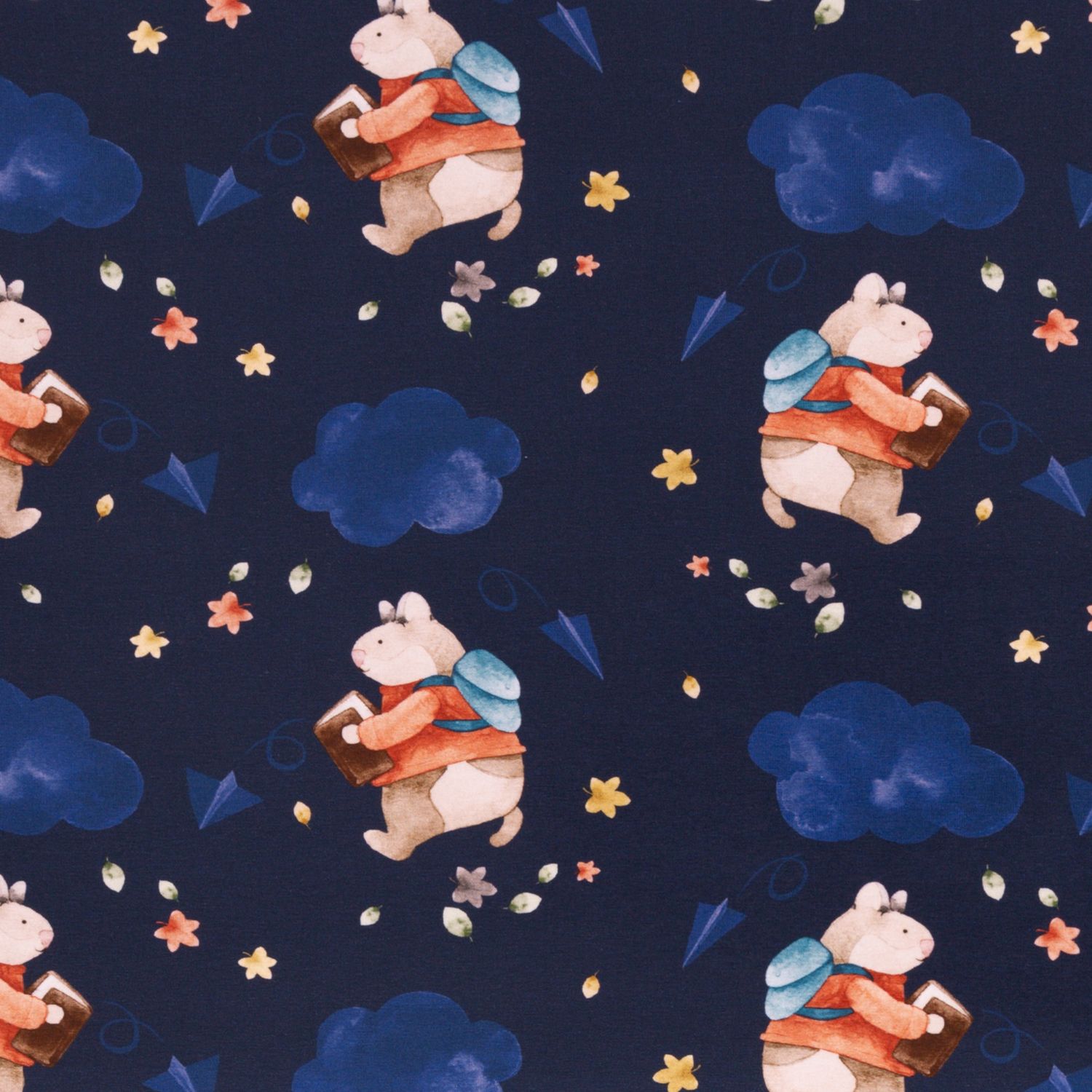 Back to school little bears blue