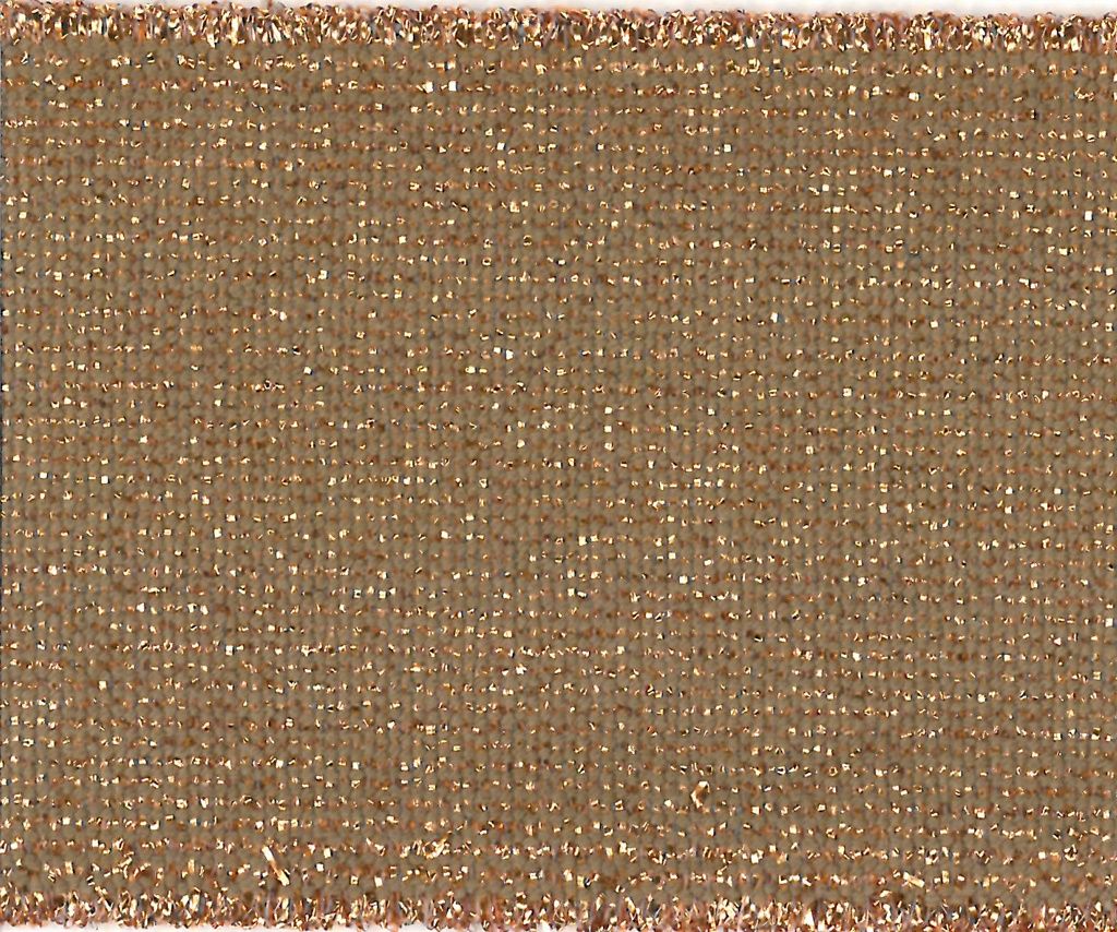 Elastiek brons glitter 50 mm