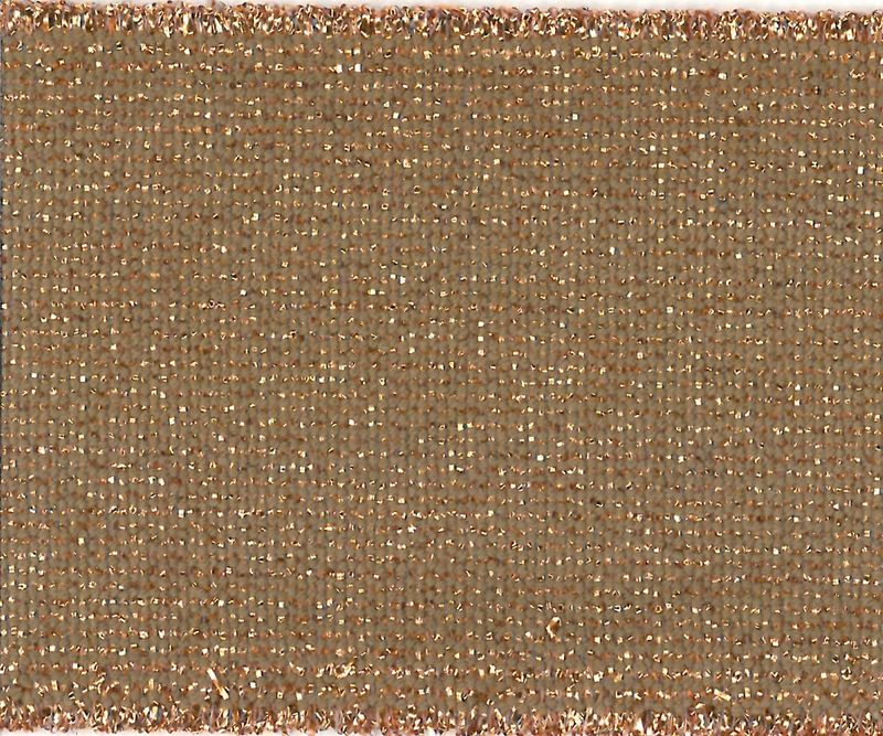 Elastiek brons glitter 50 mm