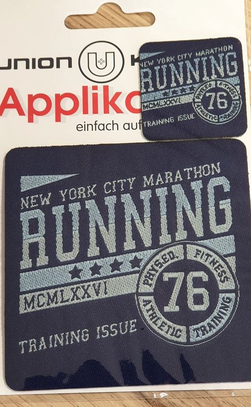 Applicatie blauw running