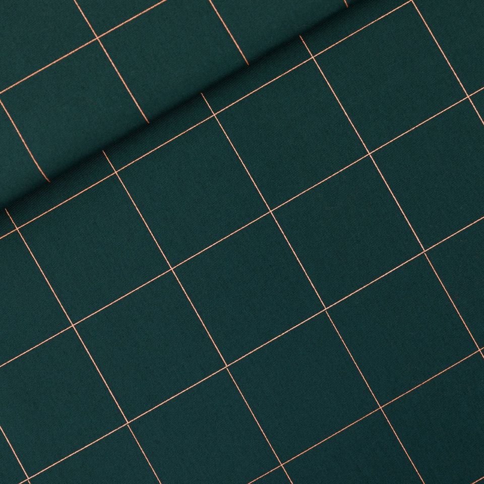 Thin grid canvas green gables