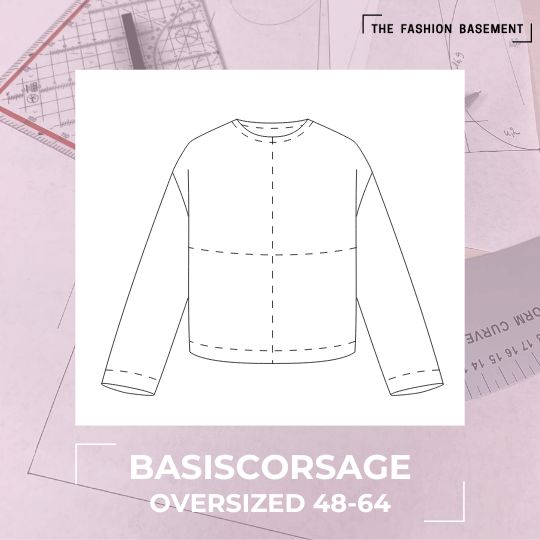 Basispatroon oversized maat 48-64