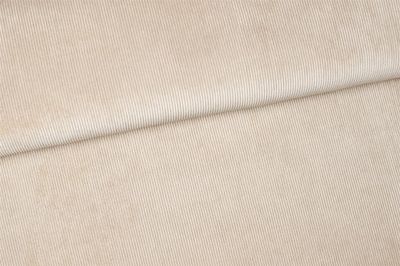 Ribfluweel soepelvallend beige