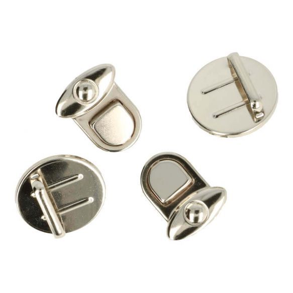 Boekentassluiting zilver