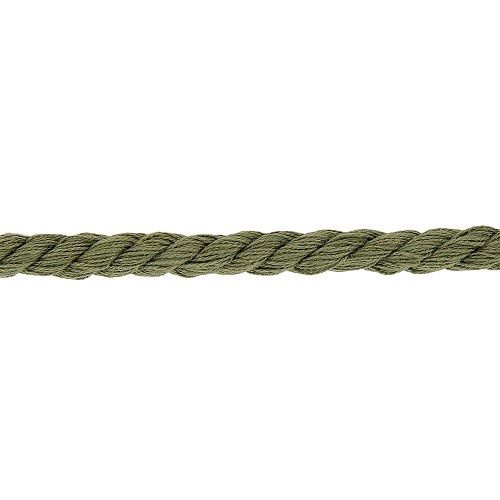 Anorakkoord 5 mm gedraaid kaki