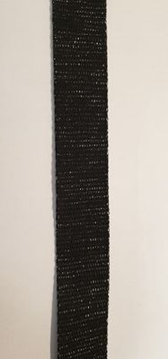 Tassenband metal zwart