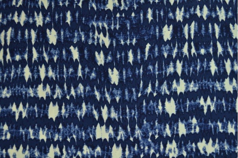 Lycra/zwempak  blauw/wit