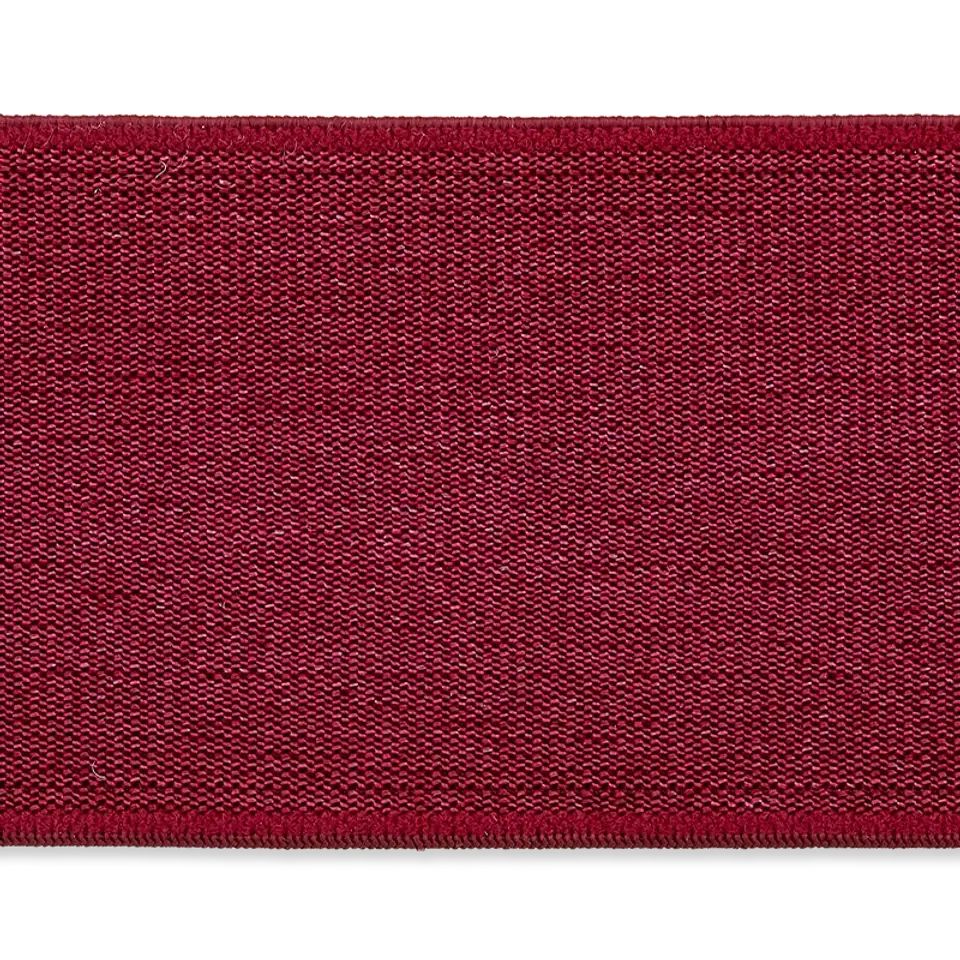 Elastiek 40 mm glans bordeaux rood