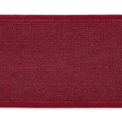 Elastiek 40 mm glans bordeaux rood