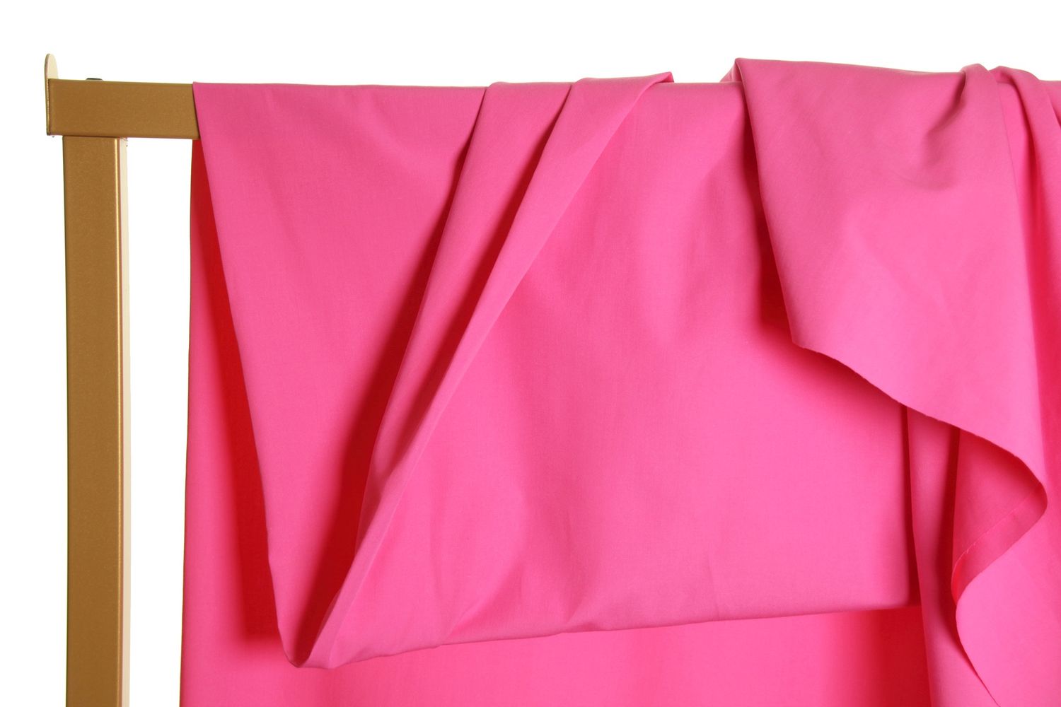 Fel roze biokatoen popeline