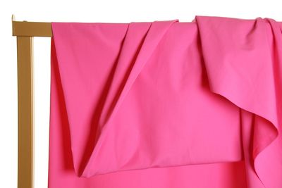 Fel roze biokatoen popeline