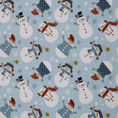 Holly snowman