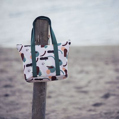 Abstrarium Canvas gabardine lavendelblauw