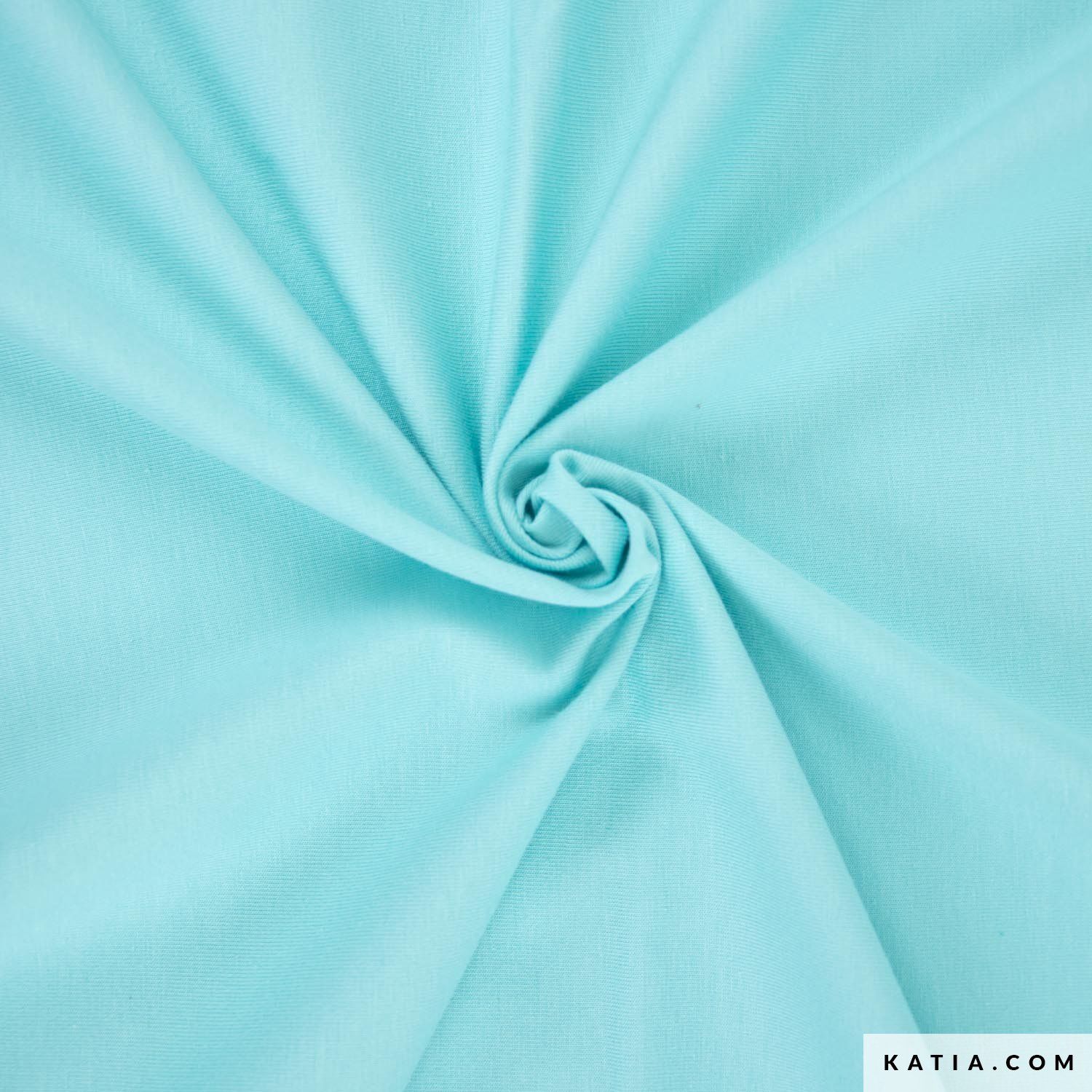 Tricot turquoise blauw