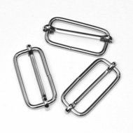 Schuifgesp Zilver 38 mm Licht