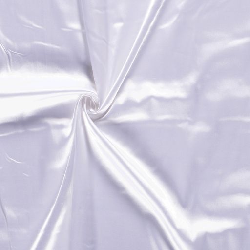 Satijn stretch  white