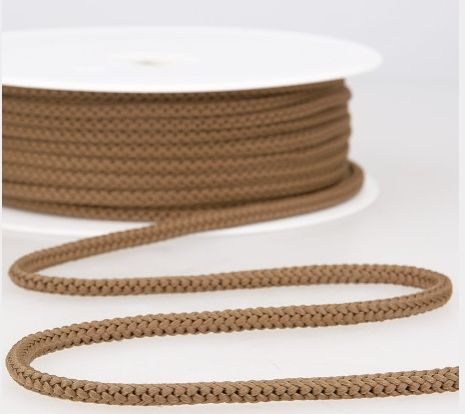 Anorakkoord  4,5 mm taupe